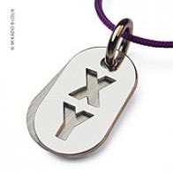 Pendentif Genetix Boy (Argent)