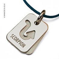 Pendentif SIGNS Scorpion (Or Blanc)