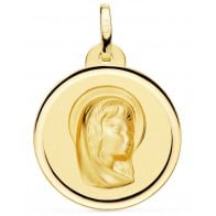 Médaille Vierge Fière (Or jaune)