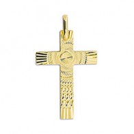 Croix lapidée  (Or Jaune)