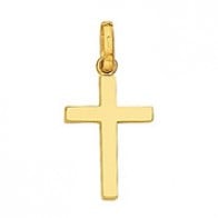 Pendentif Croix Fil Carré (Or Jaune 9k)