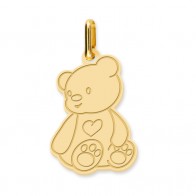Pendentif ourson (Or Jaune)
