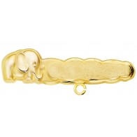 Epingle de bébé Eléphant (Or Jaune )