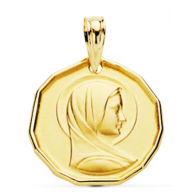 Médaille Vierge Bienveillante (Or Jaune 9K)