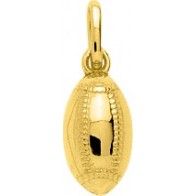 Pendentif Rugby (Or Jaune)