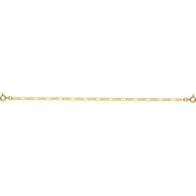 Bracelet maille Figaro alt 1/3 18cm (Or Jaune 9k)