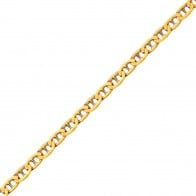 Chaine marine battue (Or Jaune 9 carats)