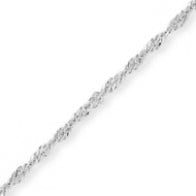 Chaine Singapour (Or Blanc 9 carats)