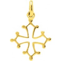 Pendentif Croix Occitane (Plaqué Or)