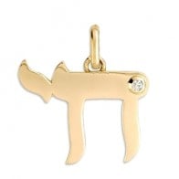 Pendentif Hai Diamant (Or Jaune)
