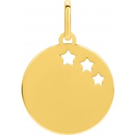 Médaille Trois Etoiles (Plaqué or)