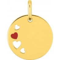 Médaille 4 Coeurs (Plaqué Or)