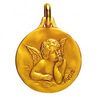 Médaille Ange Augis (Or Jaune)
