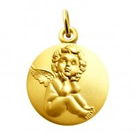 Médaille L'ange pensif (Or Jaune)