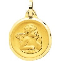 Médaille Ange Raphael en cachet (Or Jaune)