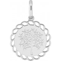 Médaille Arbre de Vie entourage ajouré (argent)