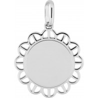 Médaille entourage ajouré (argent)