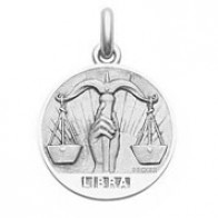 Médaille Zodiaque Balance BECKER ( argent)