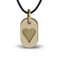 Pendentif Coeur Corazon (or Jaune)