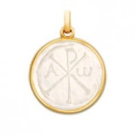 Médaille Chrisme en nacre