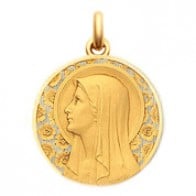 Médaille Vierge à l'Eglantier ajourée
