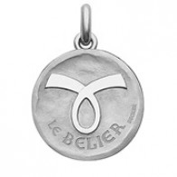 Médaille stylisée Zodiaque Bélier BECKER ( argent)