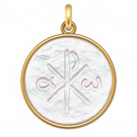 Médaille Le Chrisme (Or & Nacre)