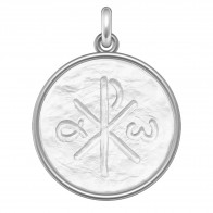 Médaille Le Chrisme (Argent & Nacre)