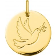 Médaille Envol de la Colombe au Rameau (Or Jaune)