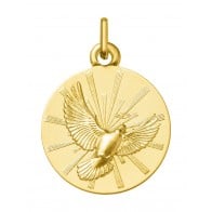 Médaille Colombe de l'Esprit Saint (Or Jaune 9K)