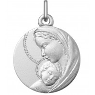 Médaille de la Vierge et l'enfant dans l'apaisement (argent)
