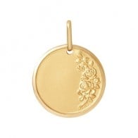 Médaille en Fleurs (Or jaune)