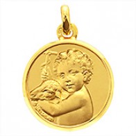 Médaille enfant Jésus (Plaqué Or)