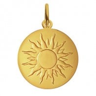 Médaille je brillerai comme un soleil (Or Jaune)