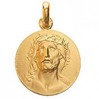 Médaille La Tête de Christ (Or Jaune)