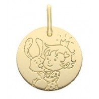 Médaille la Fée Galipette - le Lapin (Or Jaune 9K)