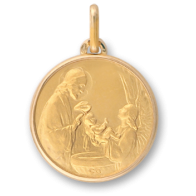 Médaille Le Baptême (Or Jaune 9K)