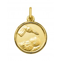 Médaille Le Baptême (Or Jaune)