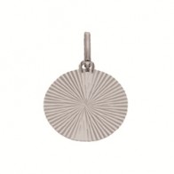 Médaille Lunaire (Or Blanc)