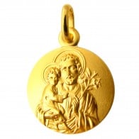 Médaille Joseph et l'Enfant auréolés (Or Jaune)