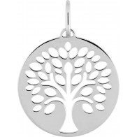 Médaille Mon bel arbre de vie (Or Blanc)