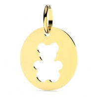 Pendentif Ourson Ajouré (Or jaune)