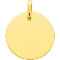 Médaille à graver (Plaqué Or)