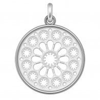 Rosace Notre Dame de Chartres Sud (Argent & Nacre)