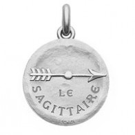 Médaille stylisée Zodiaque Sagittaire BECKER ( argent)