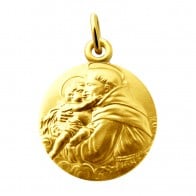 Médaille Saint Antoine de Padoue (Plaqué Or)