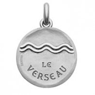 Médaille Zodiaque stylisé Verseau BECKER ( argent)