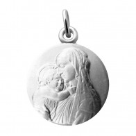 Médaille Vierge et l'enfant Botticelli (Argent)