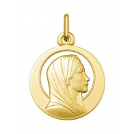 Médaille Vierge Ajourée (Or Jaune)