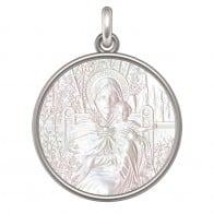 Médaille Mater Divinae Gratia (Argent & Nacre)